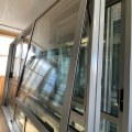 NEW DG Aluminium Stackerslider 2400 x 2000 Silver Pearl, Opening Window