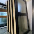 NEW Double Glazed Aluminium Opaque Window 600 x 1200 Matte Black