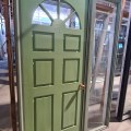 Recycled Aluminium, Wooden Exterior Door With Sidelite 1400 x 2050 #1166