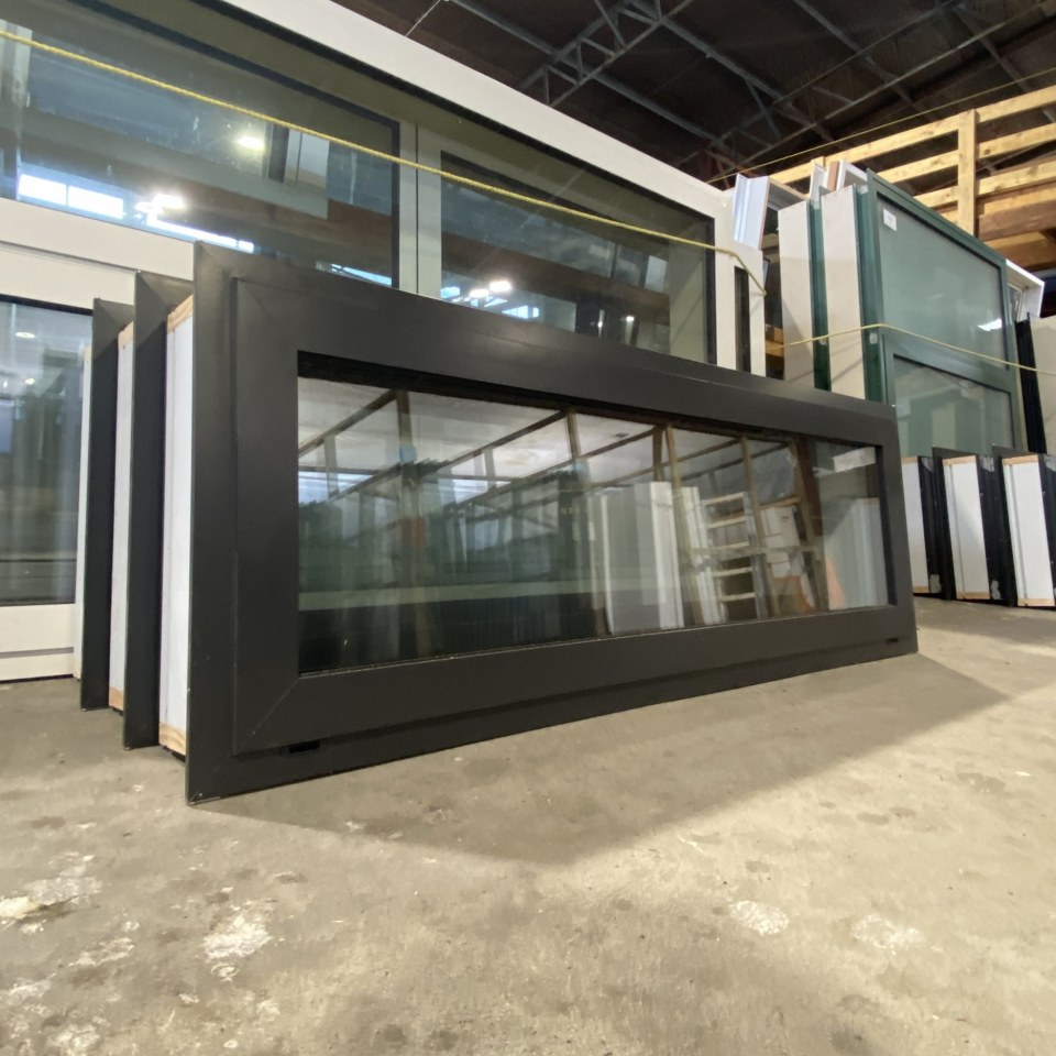 NEW Double Glazed Aluminium Window 1200 x 400 Flax Pod