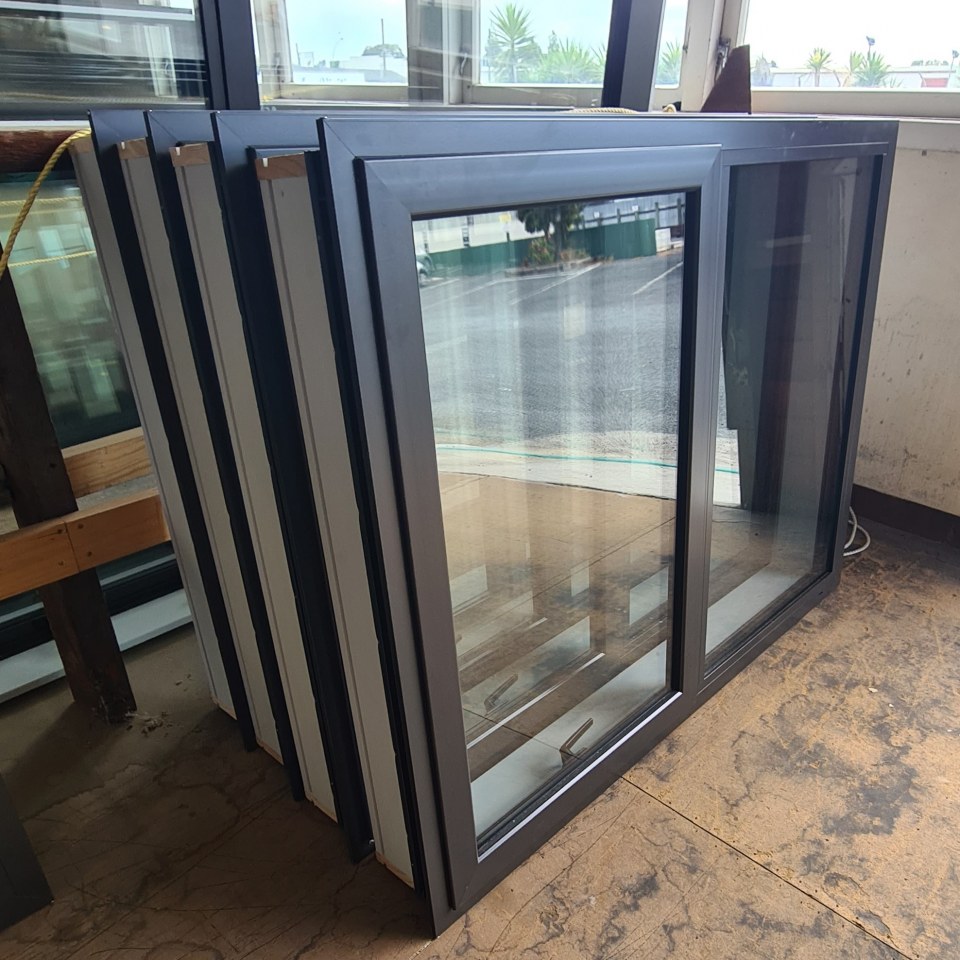 NEW Double Glazed Aluminium Window 1200 x 900 Ironsand
