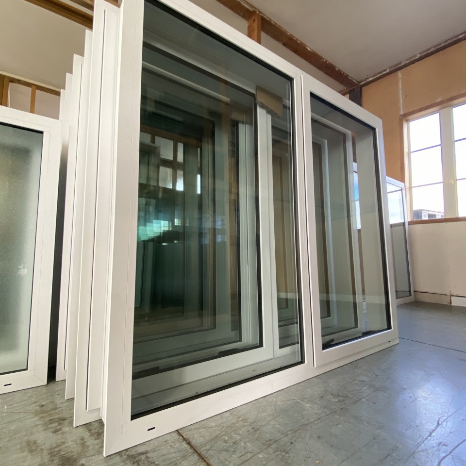 NEW Double Glazed Aluminium Window 1400 x 1200 Arctic White