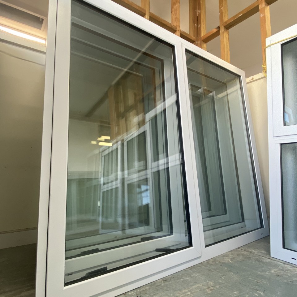 NEW Double Glazed Aluminium Window 1400 x 1200 Arctic White