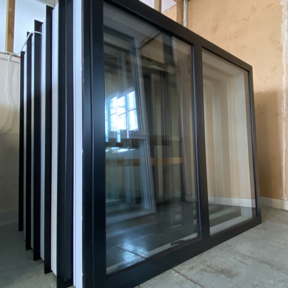 NEW Double Glazed Aluminium Window 1400 x 1200 Matte Black