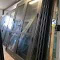 NEW Double Glazed Aluminium French Door 1550 x 2000 Ironsand