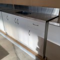 1600w New Kitchenette Unit with Stainless Steel Benchtop