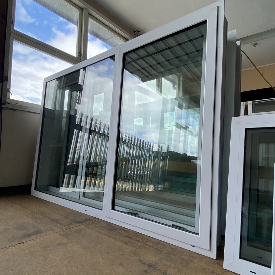 NEW Double Glazed Aluminium Window 1800 x 1200 Arctic White
