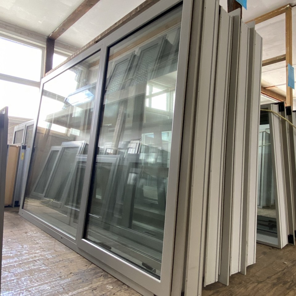NEW Double Glazed Aluminium Window 1800 x 1200 Silver Pearl