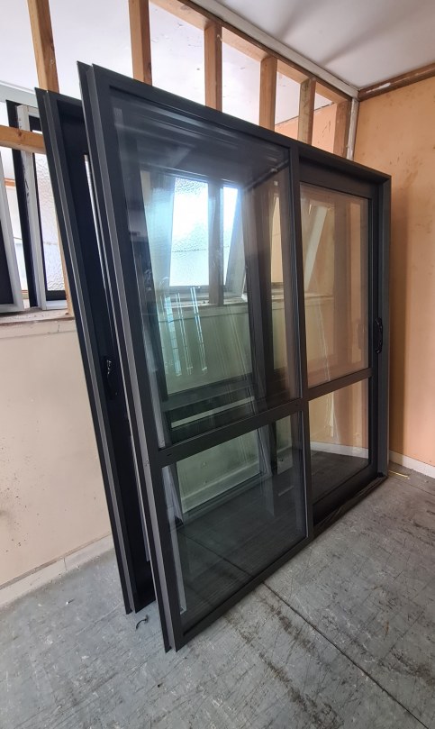 NEW Double Glazed Aluminium Ranchslider Door 1800 x 2000 FSIS