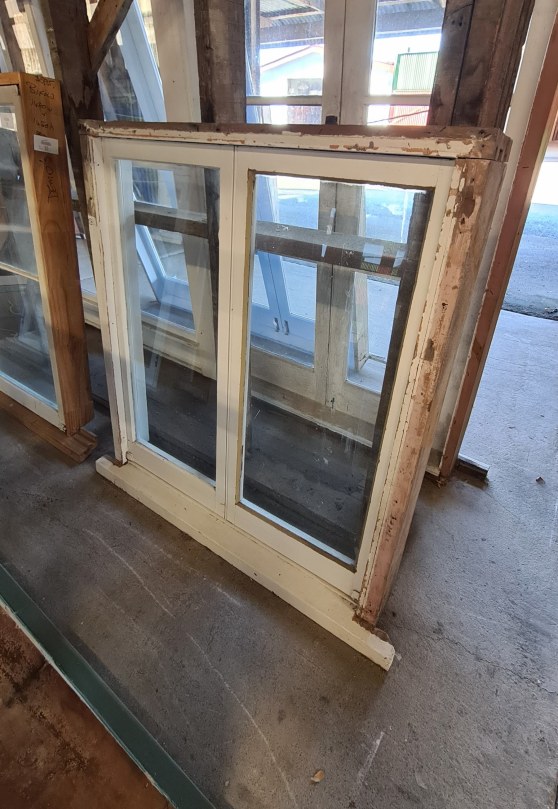 Recycled Wooden Bi-fold Window 1210 x 1330 #1819