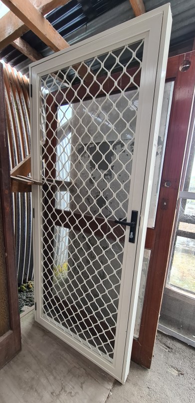 Recycled Aluminium Security Screen Door with Mesh 860 x 2020 #2053