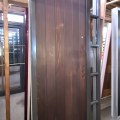 Recycled Aluminium Frame, Wooden Exterior Door With Sidelite 1145 x 2405 #2202