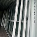 NEW Double Glazed Aluminium Ranchslider Door 2400 x 2000 Silver Pearl - High Wind