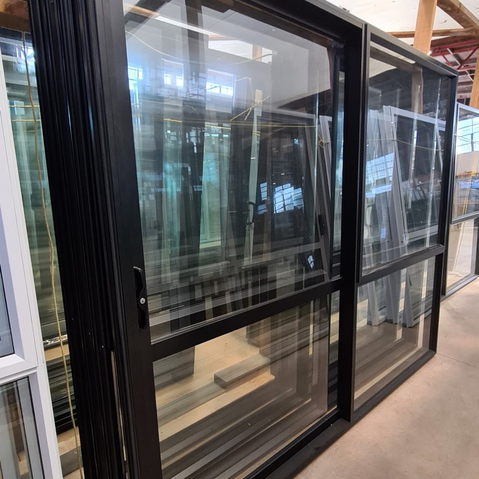 NEW Single Glazed Aluminium Ranchslider Door 2400 x 2000 Matte Black