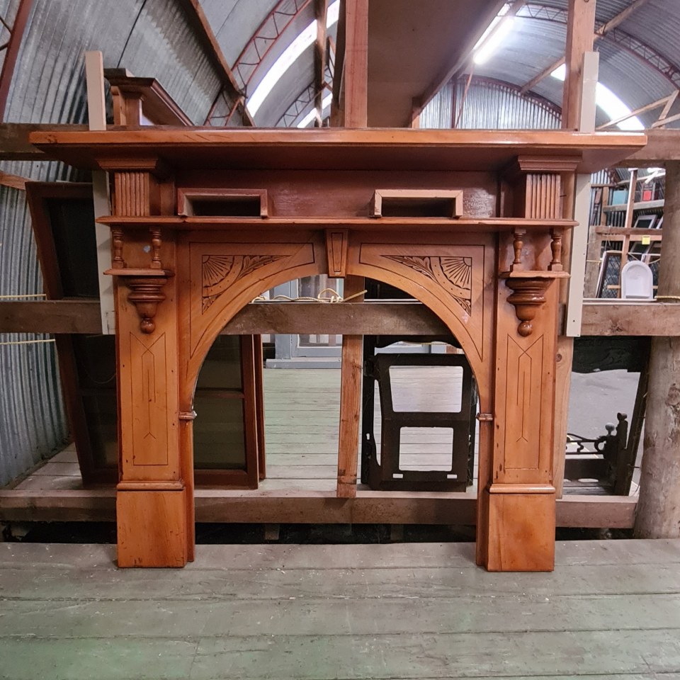 Recycled Wooden Fire Surround 1675 x 1350 #2717
