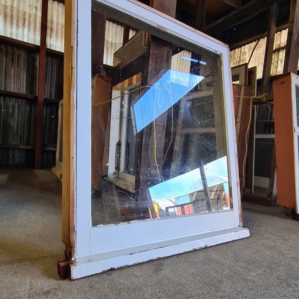 Recycled Wooden Window 955 x 1150 #3005