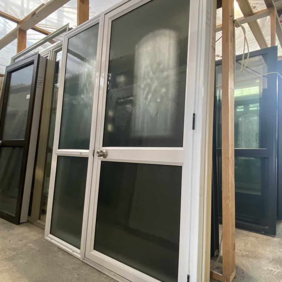 Recycled Aluminium, Single Exterior Door With Sidelite 1520 x 2020 #3334