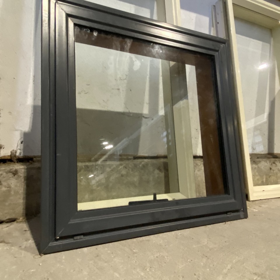 Recycled Aluminium Double Glazed Window 600 x 595 #3396