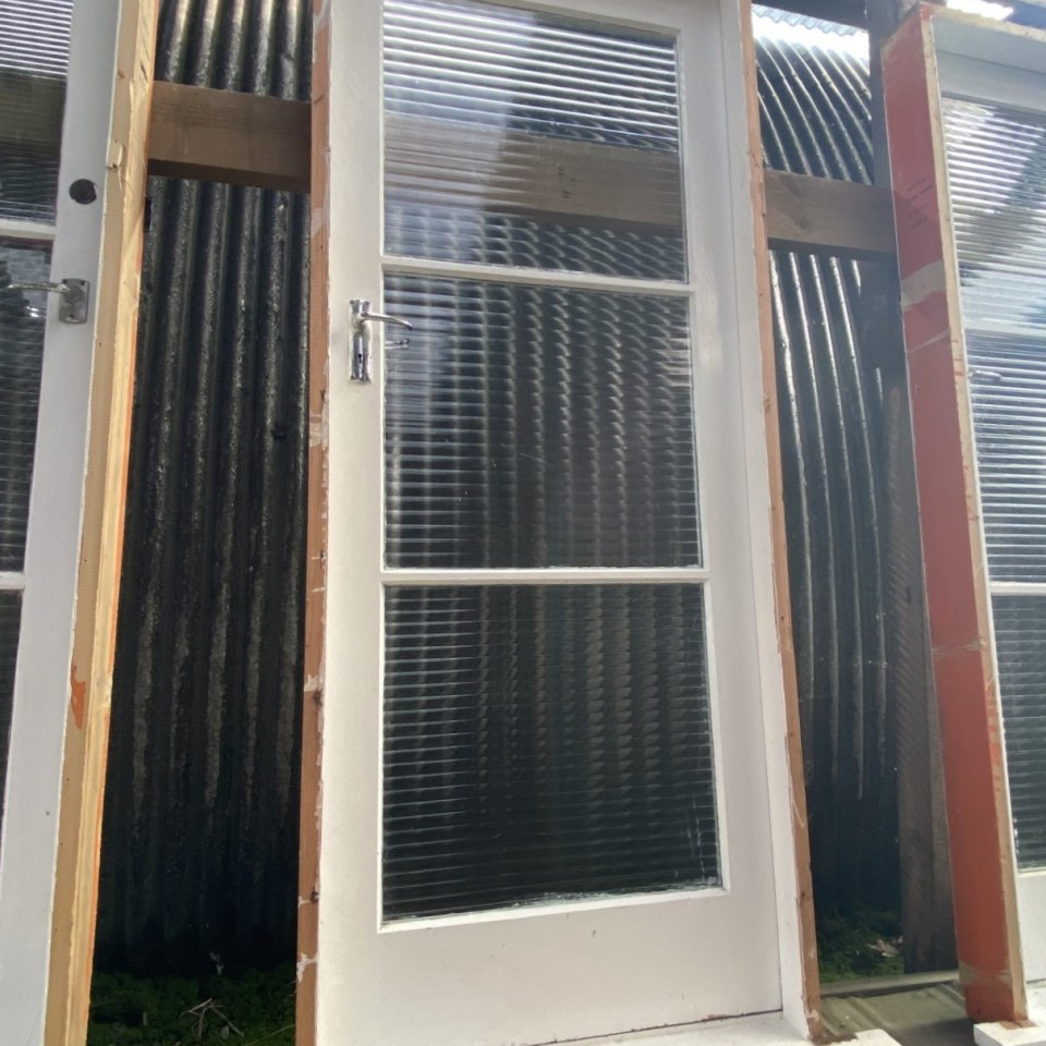 Recycled Wooden Exterior Single 810 Door #3543