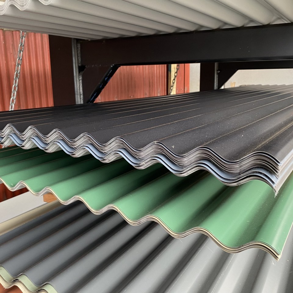 NEW 3m Corrugated Coloursteel Roofing Iron $15p/m