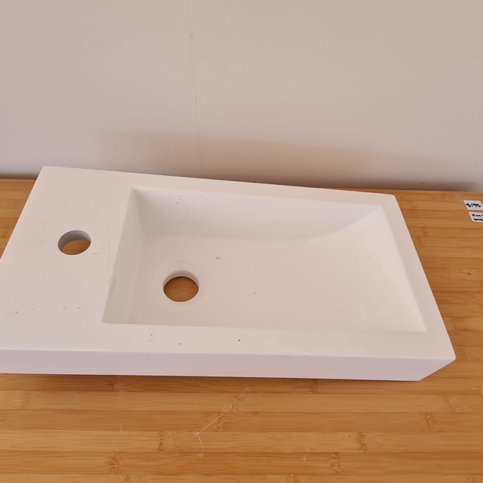Recycled Porcelain Hand Basin 500w #1647