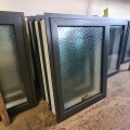 NEW Double Glazed Aluminium Opaque Window 600 x 800 IS