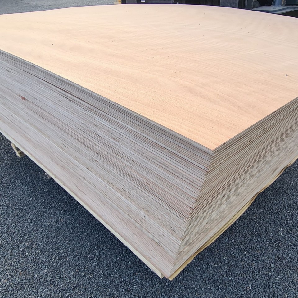 6mm Plywood Poplar Core Okoume Untreated 2400 x 1200