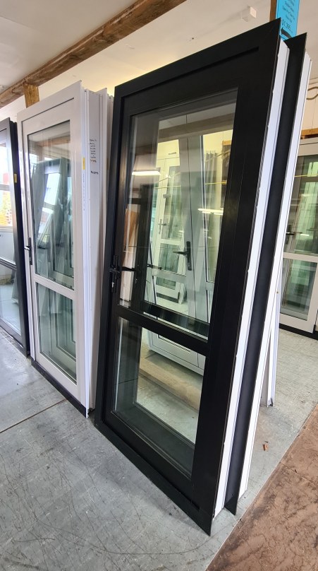 NEW Double Glazed Aluminium, Single Door 880 x 2000 #D88