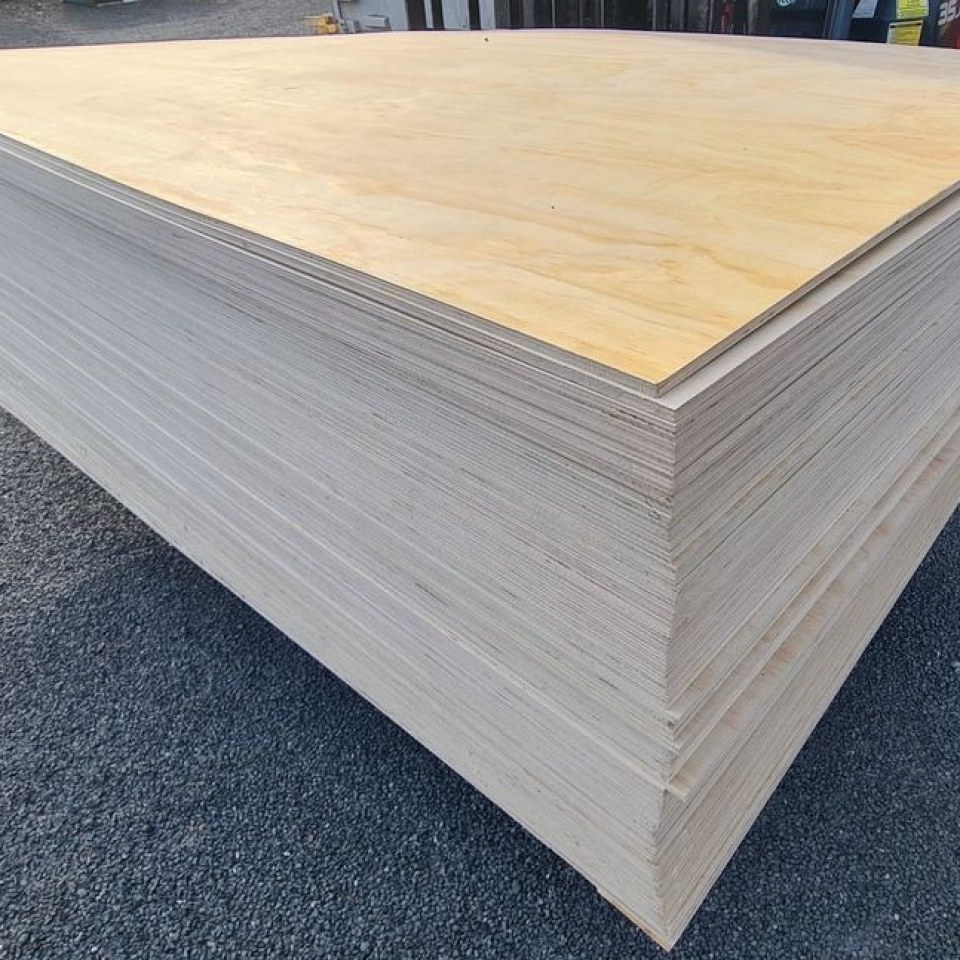 *PACK LOT* 9 mm Radiata Pine Face Poplar Core Plywood, Untreated $38p/s