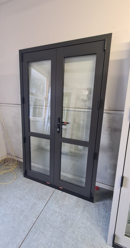 NEW Double Glazed Aluminium French Door 1200 x 2000 IS