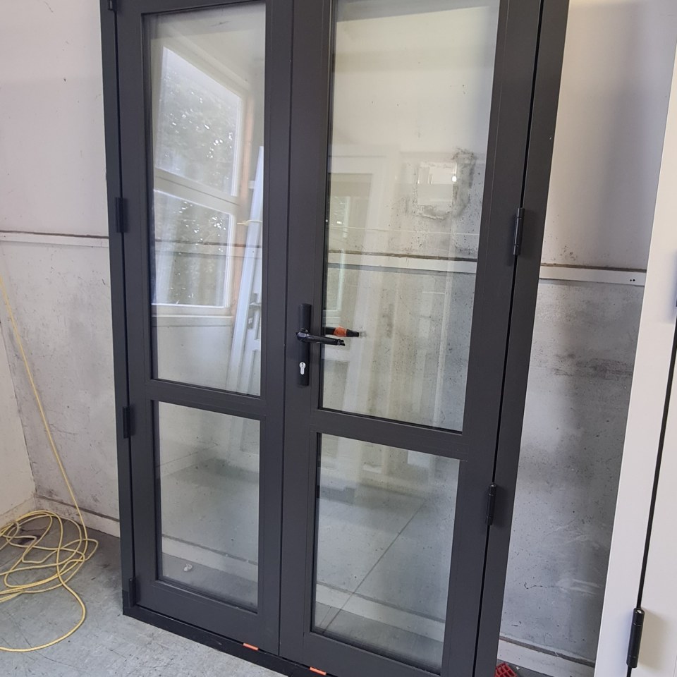 NEW Double Glazed Aluminium French Door 1200 x 2000 IS