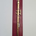 NEW Windsor 350mm Casement Stay - Polished Brass