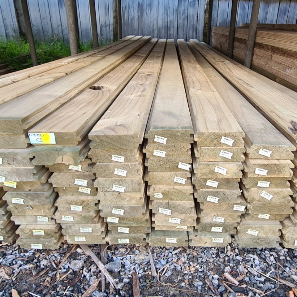 NEW 145 x 45 H4 Treated TGV Retaining Timber $7.50 p/m