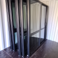 NEW Double Glazed Aluminium Ranchslider Door 1800 x 2000 Ironsand - High Wind
