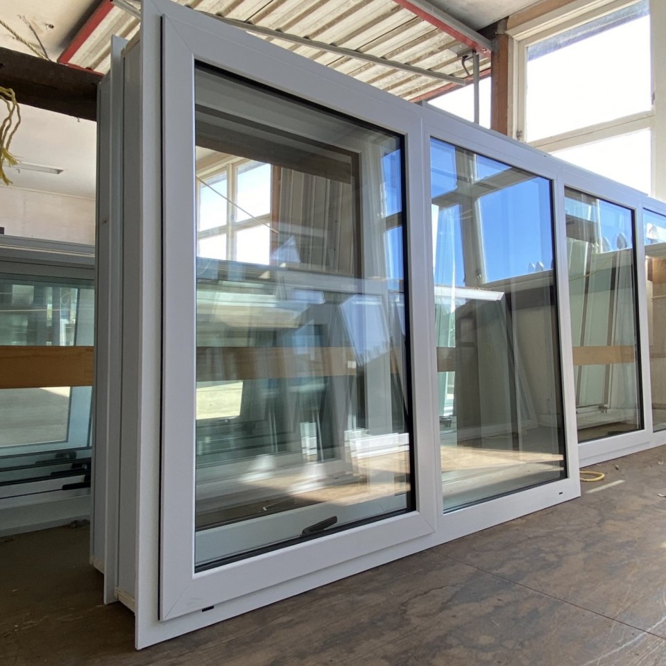 NEW Double Glazed Aluminium Window 1200 x 900 Arctic White