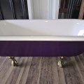 Recycled Purple Claw Foot Bath 1685 x 595