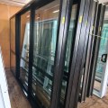 NEW DG Aluminium Stackerslider 3000 x 2000 Matte Black, Opening Window