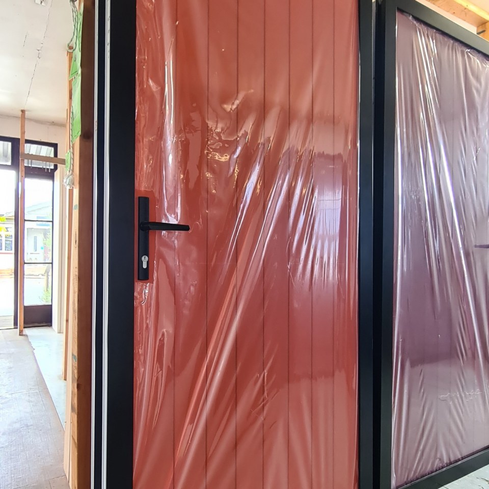 NEW Aluminium Entrance Door, Orange