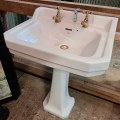 NEAR NEW Vintage Style Hand Basin and Shroud 630 x 865